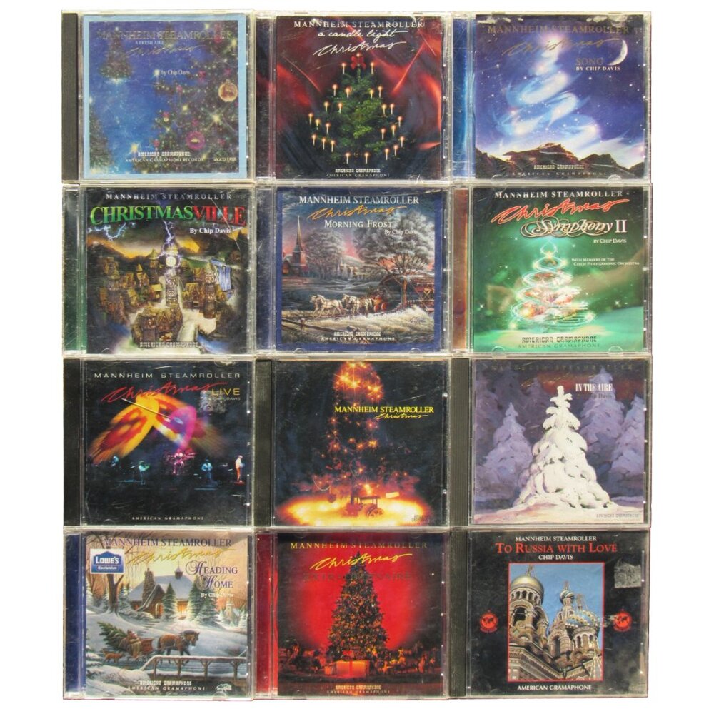 12 Mannheim Steamroller Christmas Album CDs